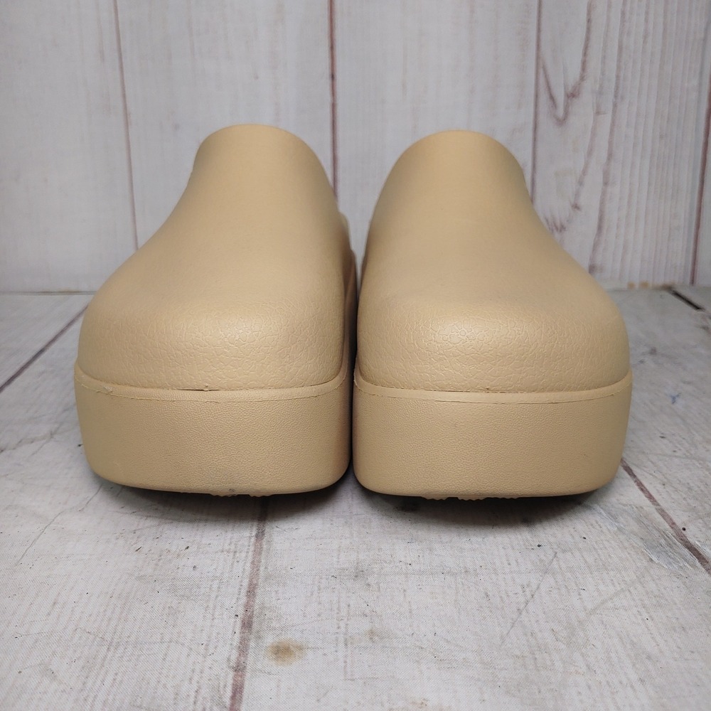 Crocs Dylan Platform Women Size W10 - Tan Brown Chunky Slip On Clogs 209669 - Picture 3 of 7